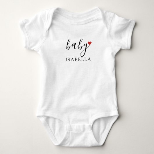 Body Nom de bébé personnalisé (Devant)