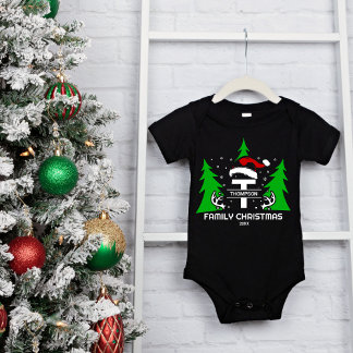 Body Nom de famille Santa Hat Année Noël