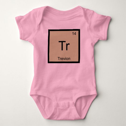 Body Nom de Trevion Chimie Élément Tableau périodique (Devant)