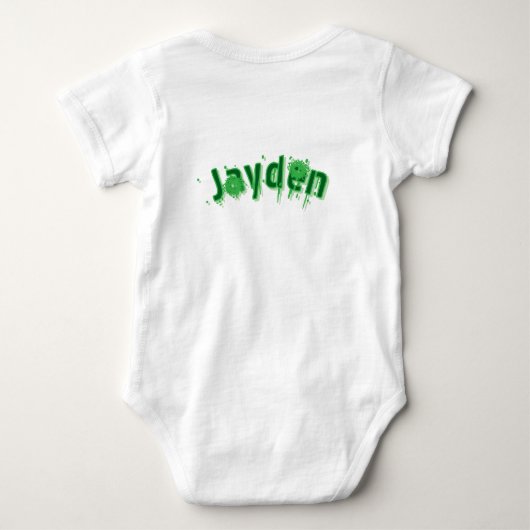 Body Nom Jayden Vert, (Dos)