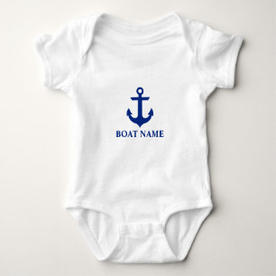 Body Nom nautique du bateau Ancre bébé