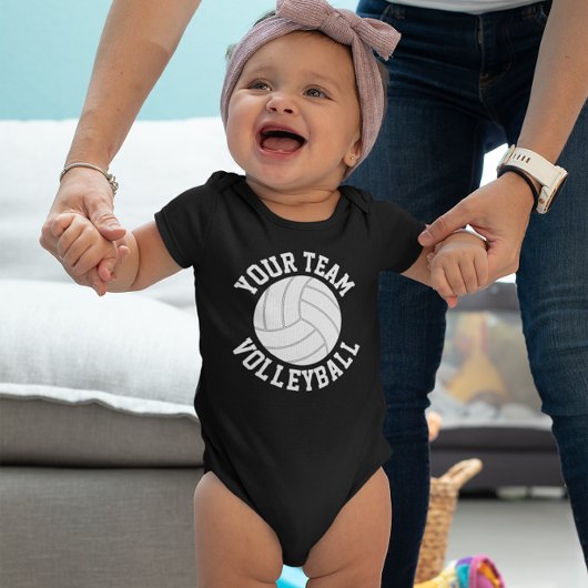 Body Nom, nom et numéro de l'équipe de volleyball Baby