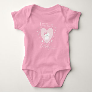 Body Nom personnalisé Baby Girl First Tooth Outfit Bab