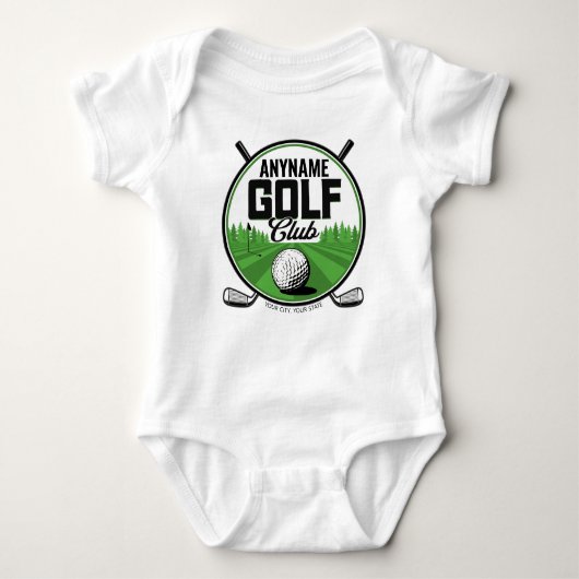 Body NOM personnalisé Golfing Pro Golf Club Player (Devant)