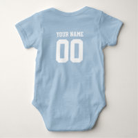 Nom personnalisé Numéro Baby Football Jersey Bodys