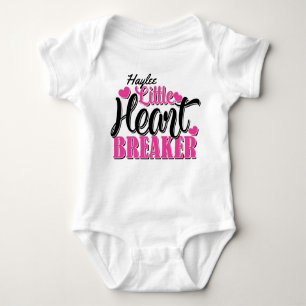 Body NOM Personnalisé Pink Little Heart Breaker