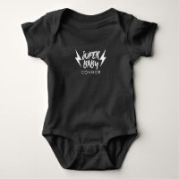 Nom personnalisé Super Baby Lightning Bolt Rock'n