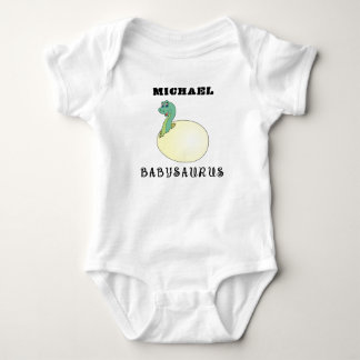 Body Nom personnalisé sur mignon Hatchling Dinosaur Bab