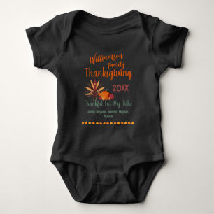 Body Noms de tenues de Thanksgiving assorties pour la f