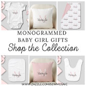 Body Noms Monogramme Rose Pâle Script 