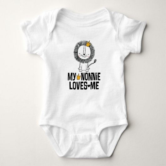 Body Nonnie M'Aime Lion Petit-Fils (Devant)