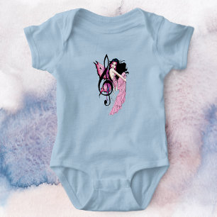 Body Note de Musique Fantaisie Bleue Fée Rose Fantaisis