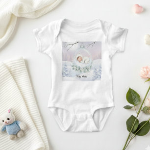 Body Notre petit bébé neige arrive Tenue pour nouveau-n