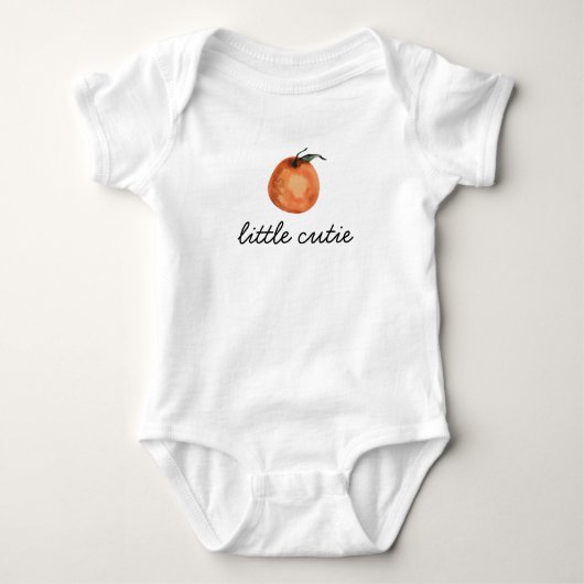 Body Notre Petit Citrus Citrus Clementine Baby Bib (Devant)