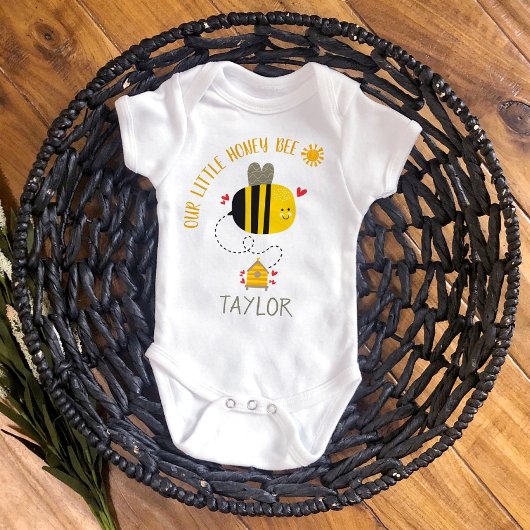 Body Notre petite abeille mignonne bébé garçon ou fille