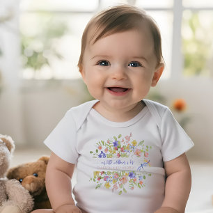 Body Notre petite fleur sauvage est ici Personnalisé