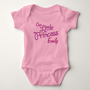 Body Notre petite princesse a nommé les filles t-shirt