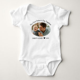Body Notre première Fête des pères Ensemble Papa Baby P