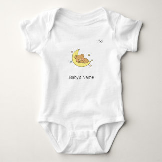 Body Nounours Chibi Ourson Lune Nom Personnalisé