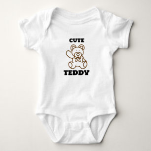 Body Nounours d'été Ourson en Teddy Mignon