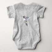 Body Nounours Teddy Bear Veste Violette (Dos)