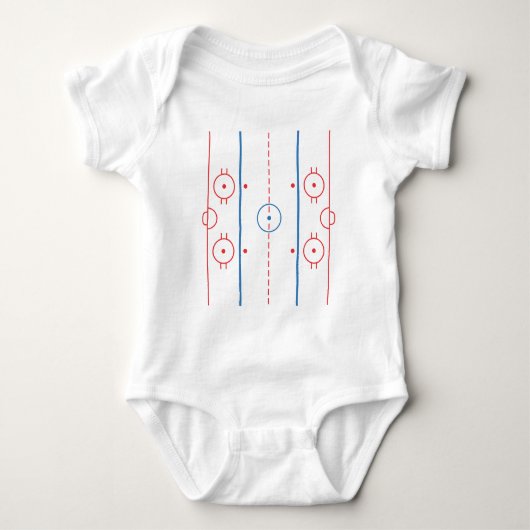 Body Nourrisson de piste d'hockey (Devant)