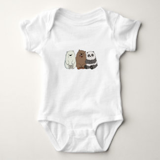 Body nous portons nus tissu bébé | chemise imprimée