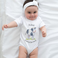 Nouveau au troupeau Vache Babygro Baby Bodysuit