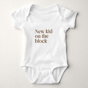 Body Nouveau gosse sur le bloc Retro Baby Bodysuit