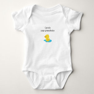 Body Nouveau Grandbaby avec le canard de bébé dans le
