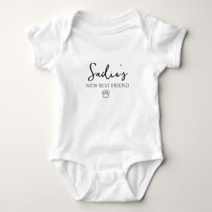 Body Nouveau meilleur Faire-part bébé ami