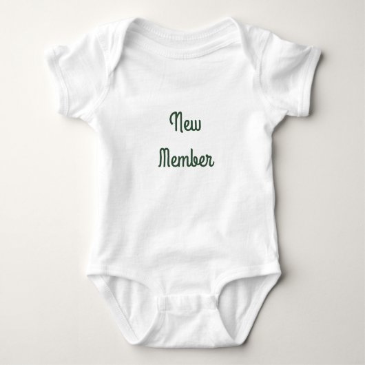 Body Nouveau membre Vêtements bébé (Devant)