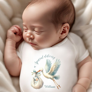 Body Nouveau-né Baby Boy Nom Blue Stork Livraison