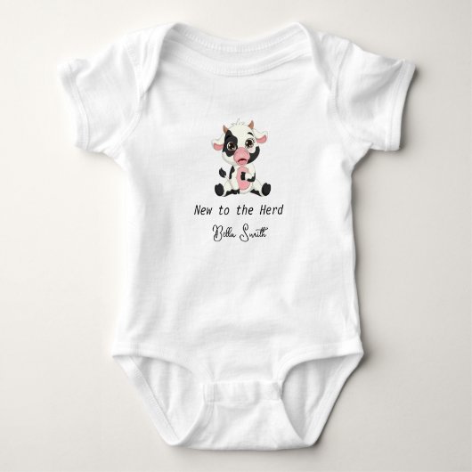 Body Nouveau pour le troupeau bébé vache, bébé cadeau (Devant)