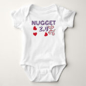 Body Nugget 2.0 Chien Ballon & Cœurs (Devant)