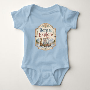 Body Nurserie pour bébé Viking Né pour Explorer