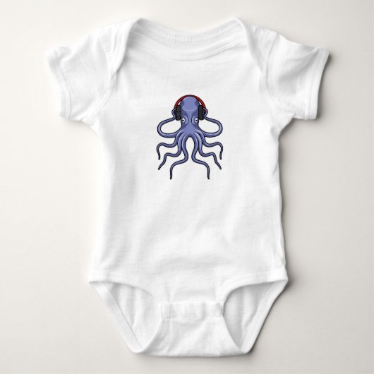 Body Octopus en musique avec casque (Devant)