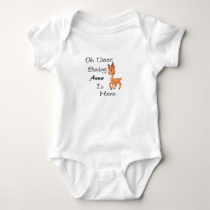 Body Oh Cerf, Bébé Est Là Vêtements de bébé, Personnali