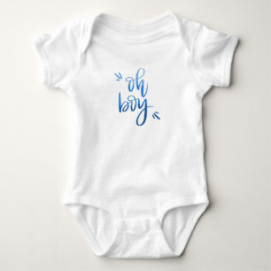 Body Oh Garçon - Calligraphie Bébé Bodysuit