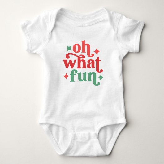 Body Oh What Fun - Festive Holiday Typographie (Devant)