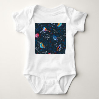 Body Oiseaux vibrants : Gouache Dark Elegance