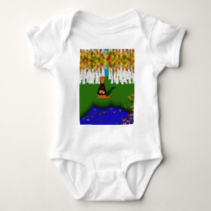Body Oliver la loutre au lac River Wolf en automne