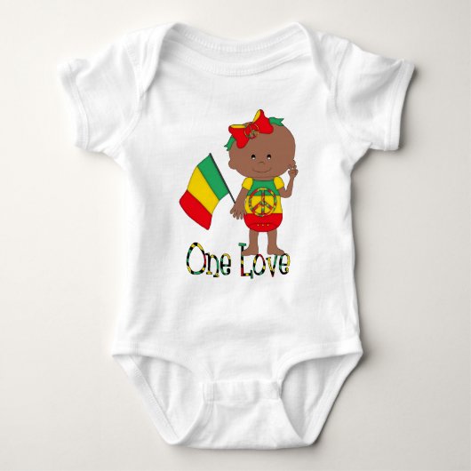 Body One Love Rasta Baby African American (Devant)