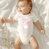Body One silly Goose Personalize name First birthday