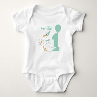 Body One silly Goose Personalize name First birthday
