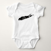 Body onsie d'indigène du Long Island (Devant)