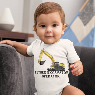 Body Opérateur d'équipement d'excavateur futur Bébé jau