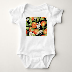 Body Oranges dessinées à la main : Illustration Florale