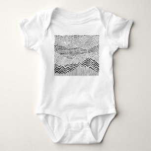 Body Ornament noir blanc Wavwork