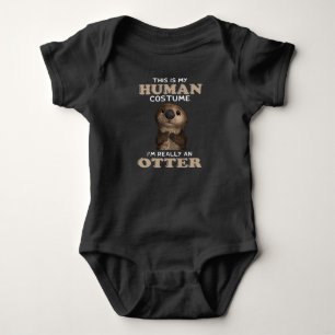 Body Otter Gift Mon costume humain Je suis vraiment u